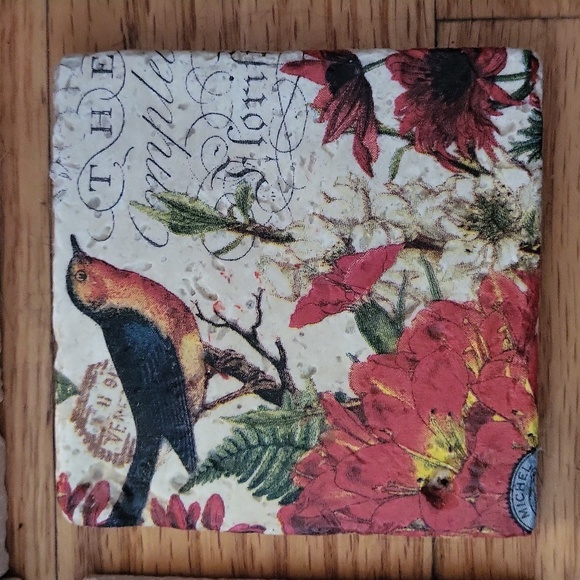 4 stone Tile coasters unique design - Picture 3 of 8